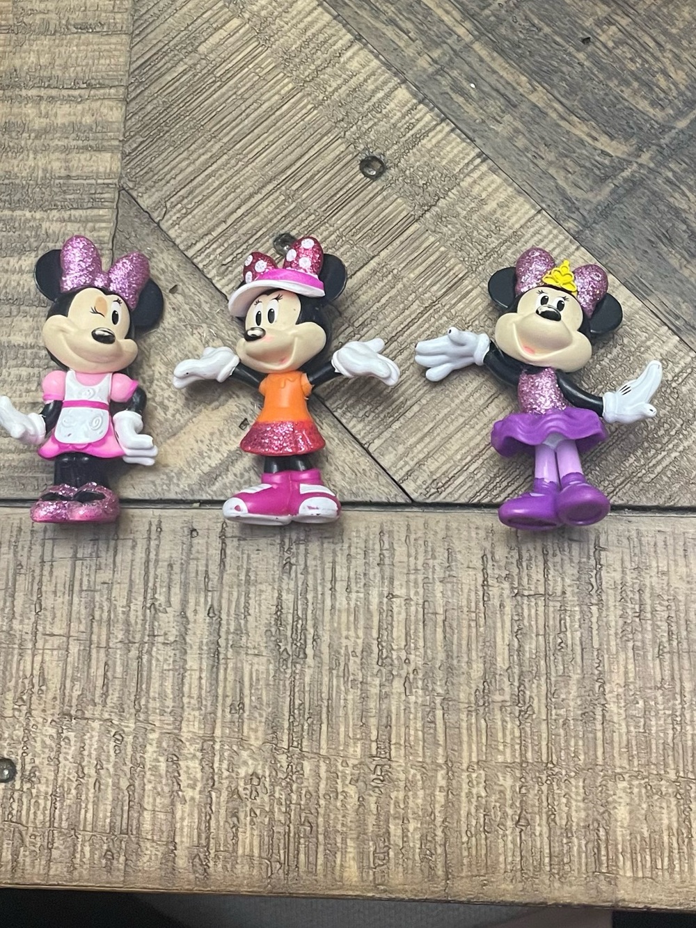 Disney Minnie Mouse Figurines set of 3